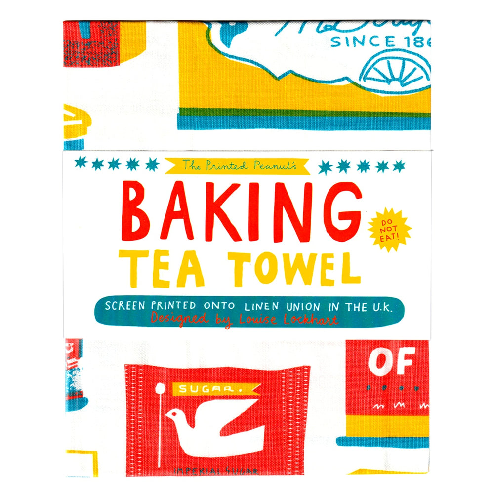 Screen Printed Baking Tea Towel