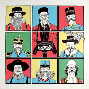 
            
                Load image into Gallery viewer, Nick Morley - Beards of the World Framed
            
        