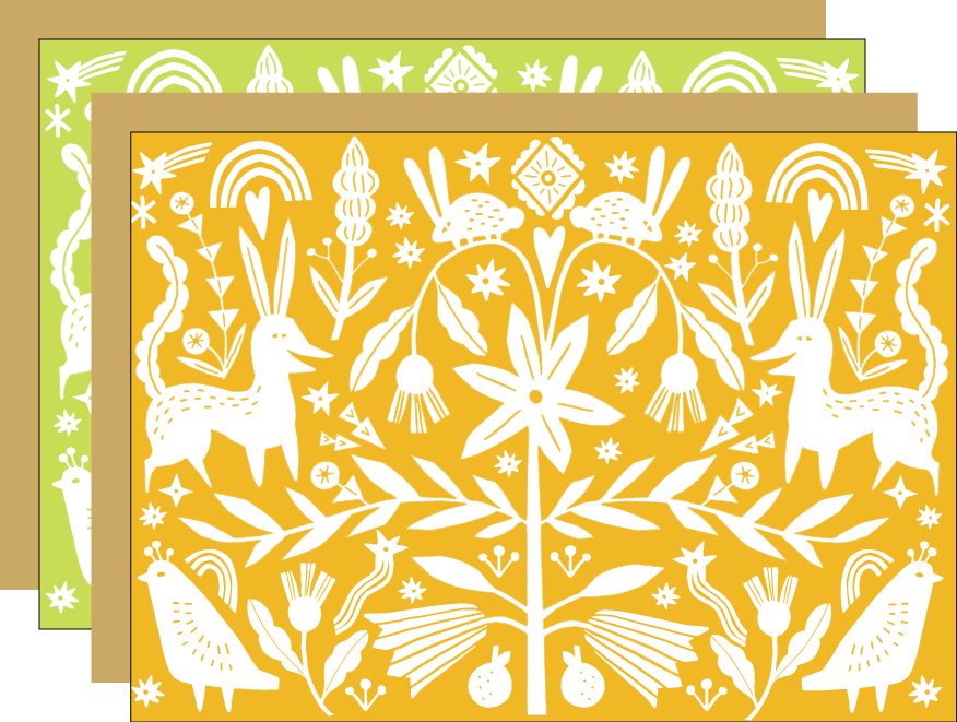 
            
                Load image into Gallery viewer, Otomi Blank Card
            
        