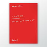 Nadine Redlich - I HATE YOU –  YOU JUST DON’T KNOW IT YET