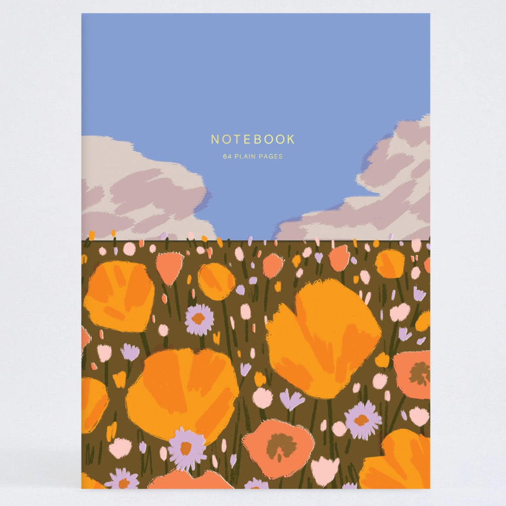 Poppy Field Notebook