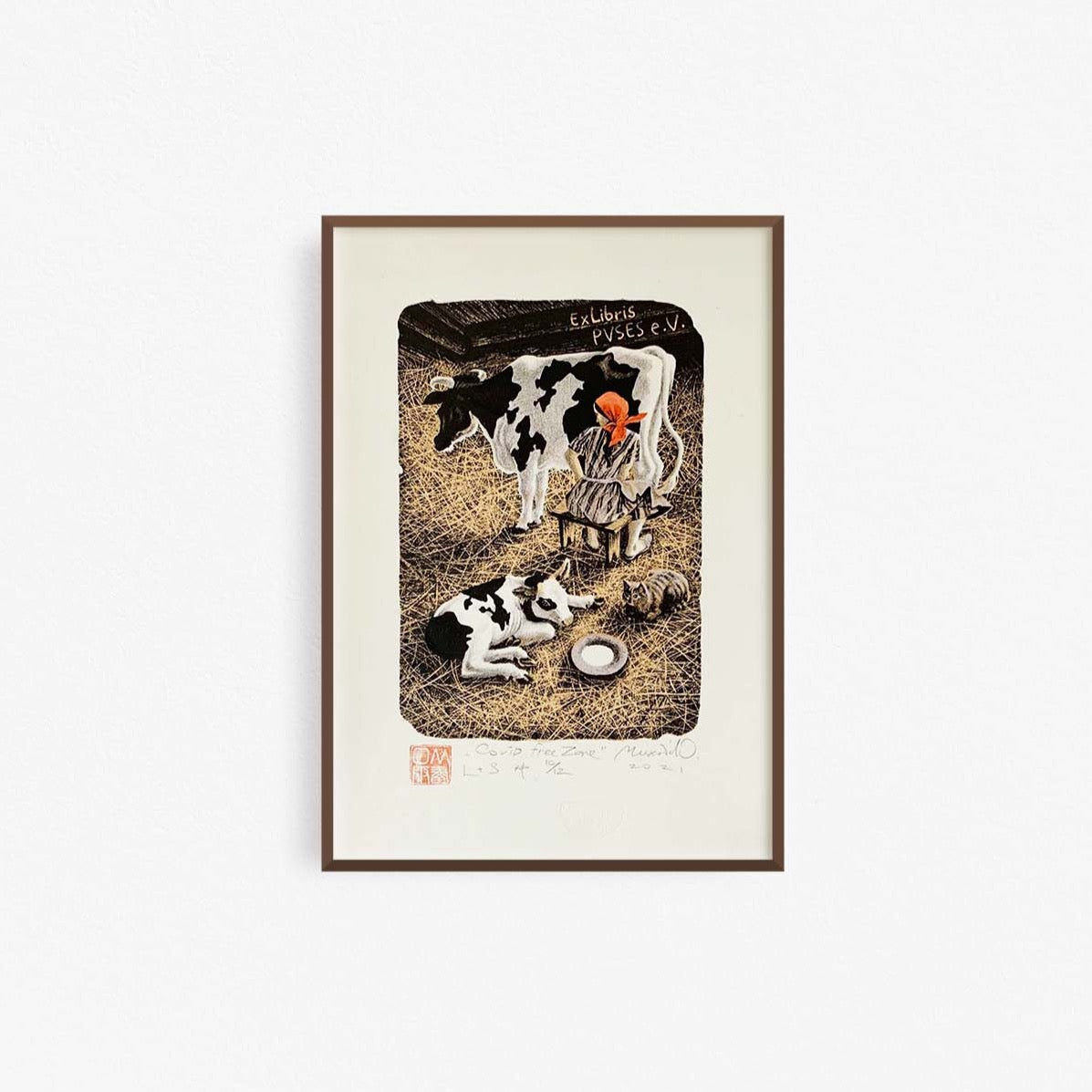 Covid Free Zone Ex Libris