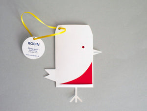 
            
                Load image into Gallery viewer, ROBIN ENVELOPE GIFT TAG
            
        