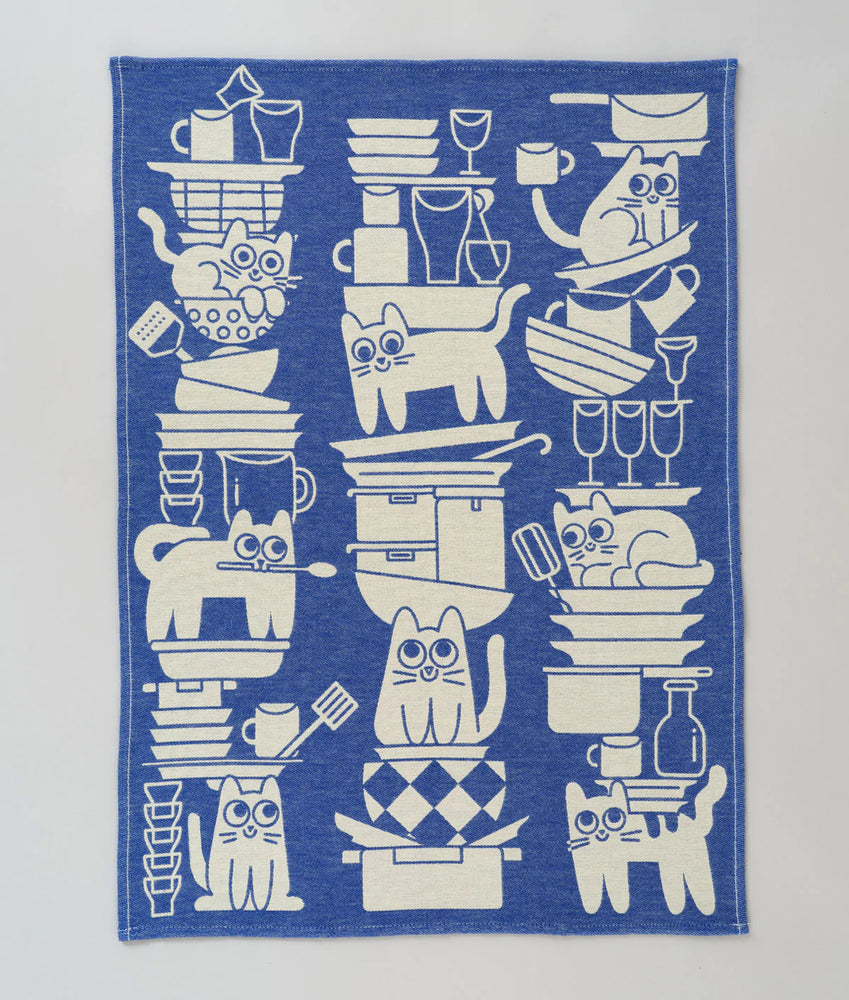 
            
                Load image into Gallery viewer, Kitchen Cats Tea Towel
            
        