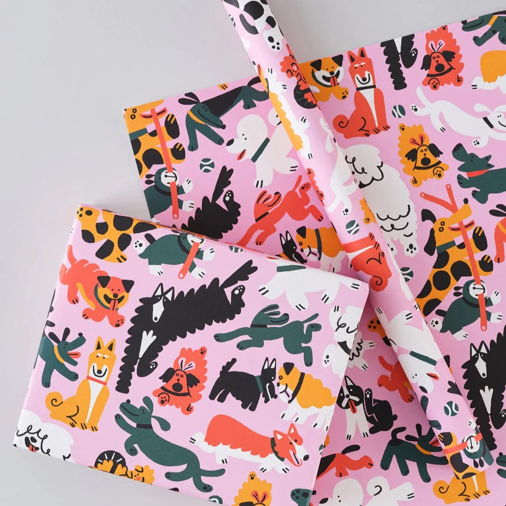 Dogs Day Out Wrapping Paper