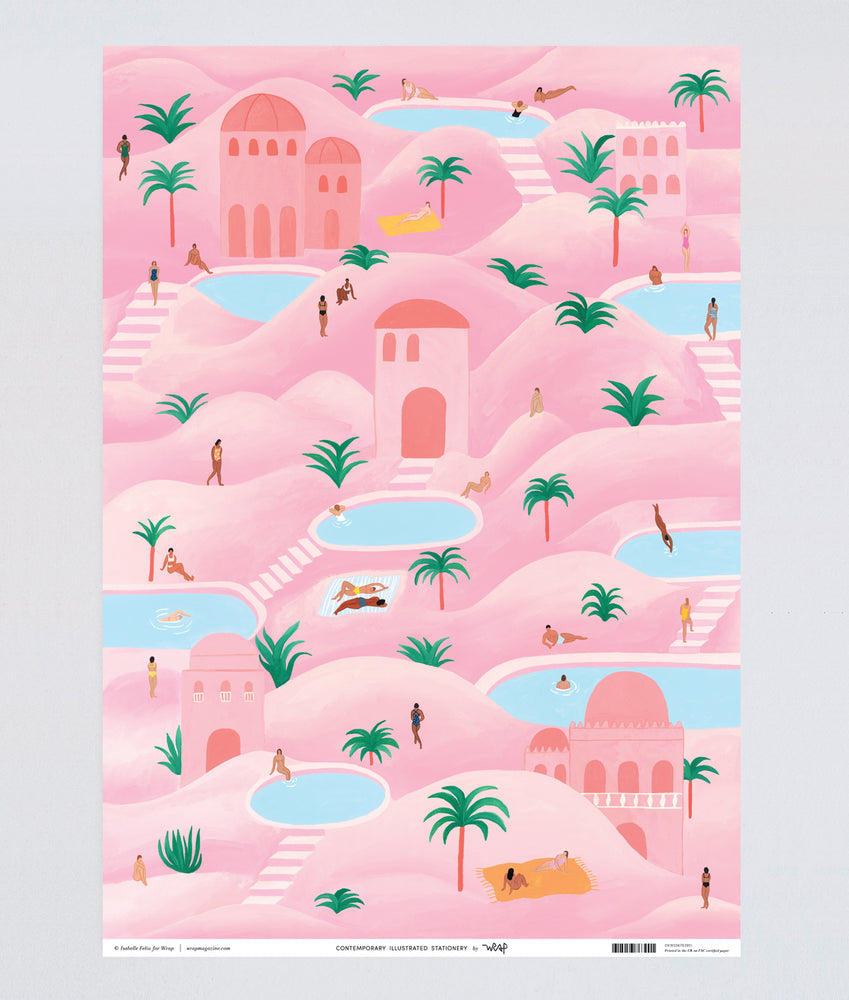 
            
                Load image into Gallery viewer, Wrapping Paper- Desert Oasis
            
        