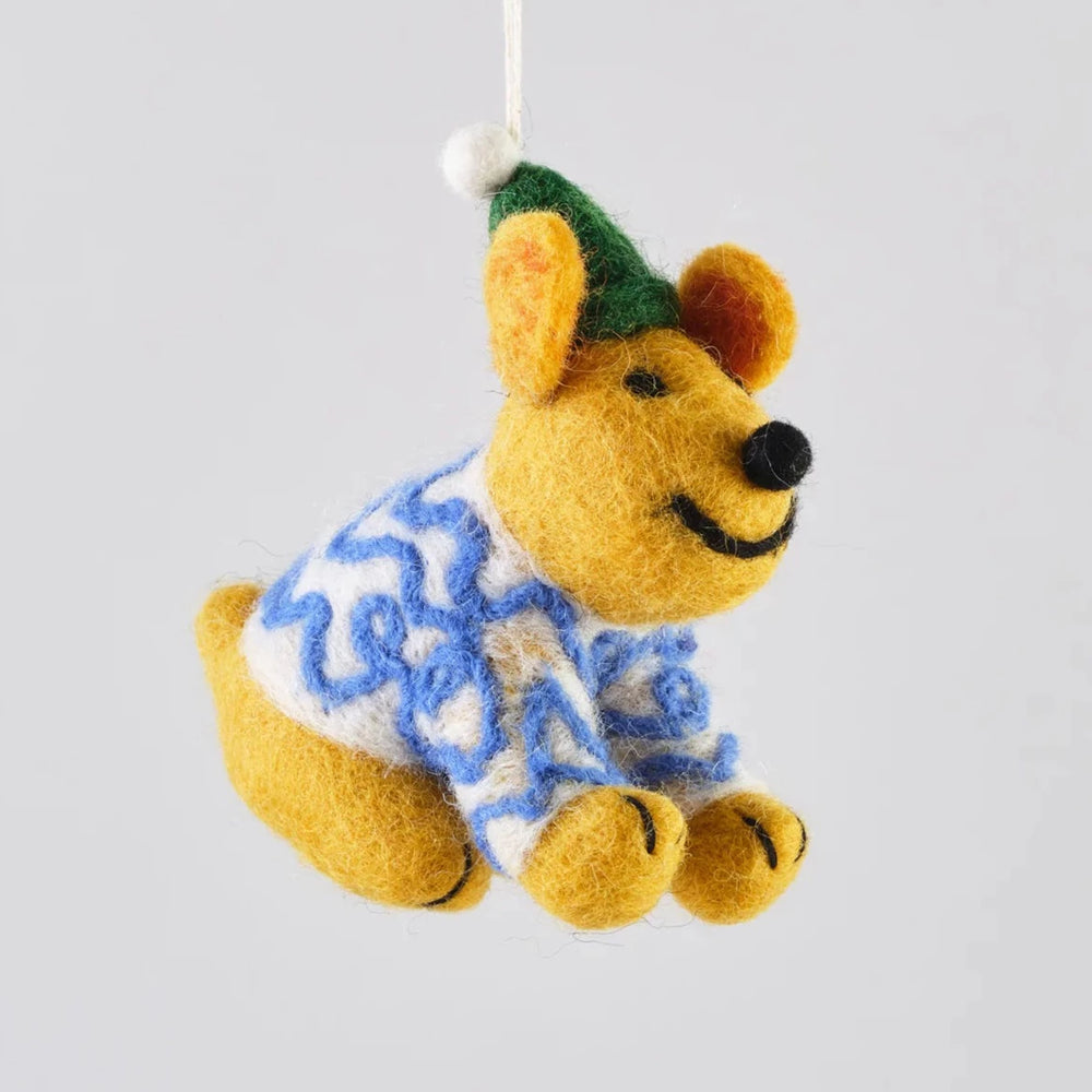 Pippin Felted Wool Decoration