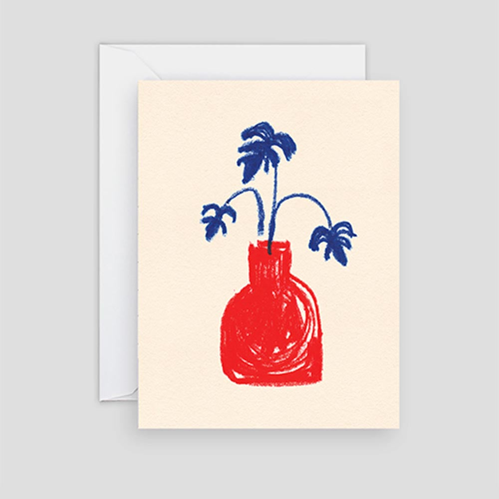 
            
                Load image into Gallery viewer, Red Vase Mini Card
            
        