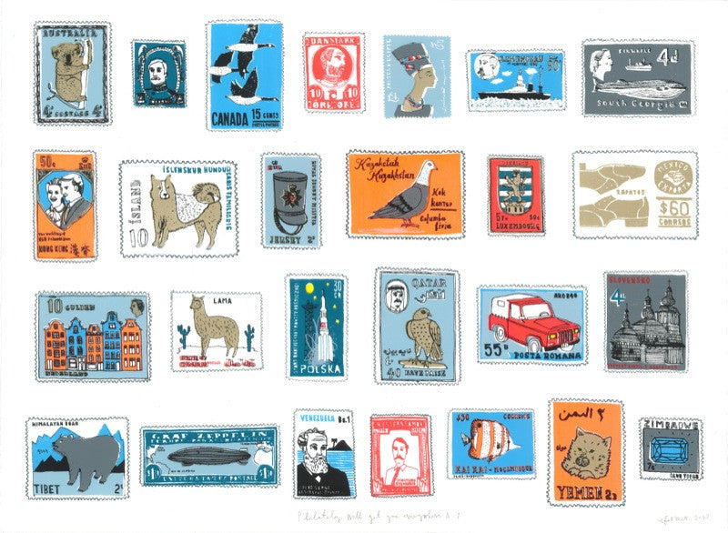 
            
                Load image into Gallery viewer, Philately Will Get You Everywhere
            
        