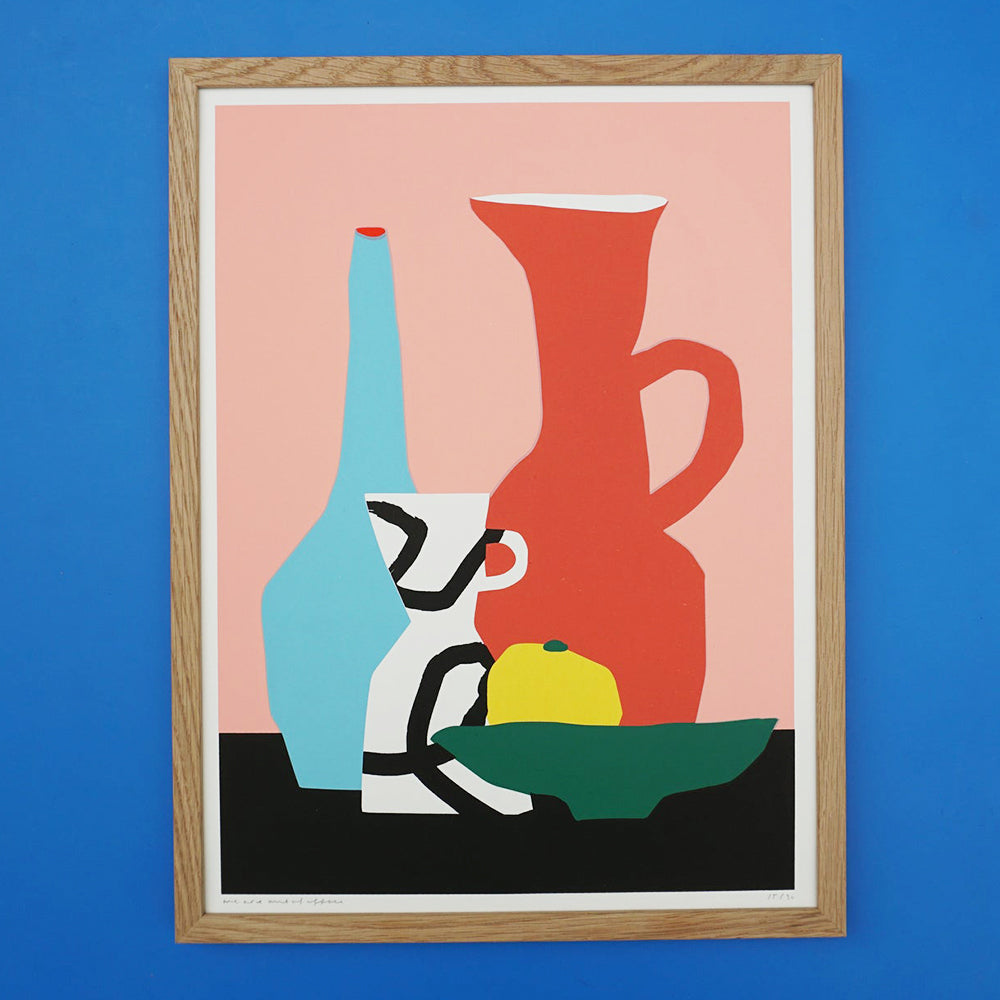 Vase and Fruit