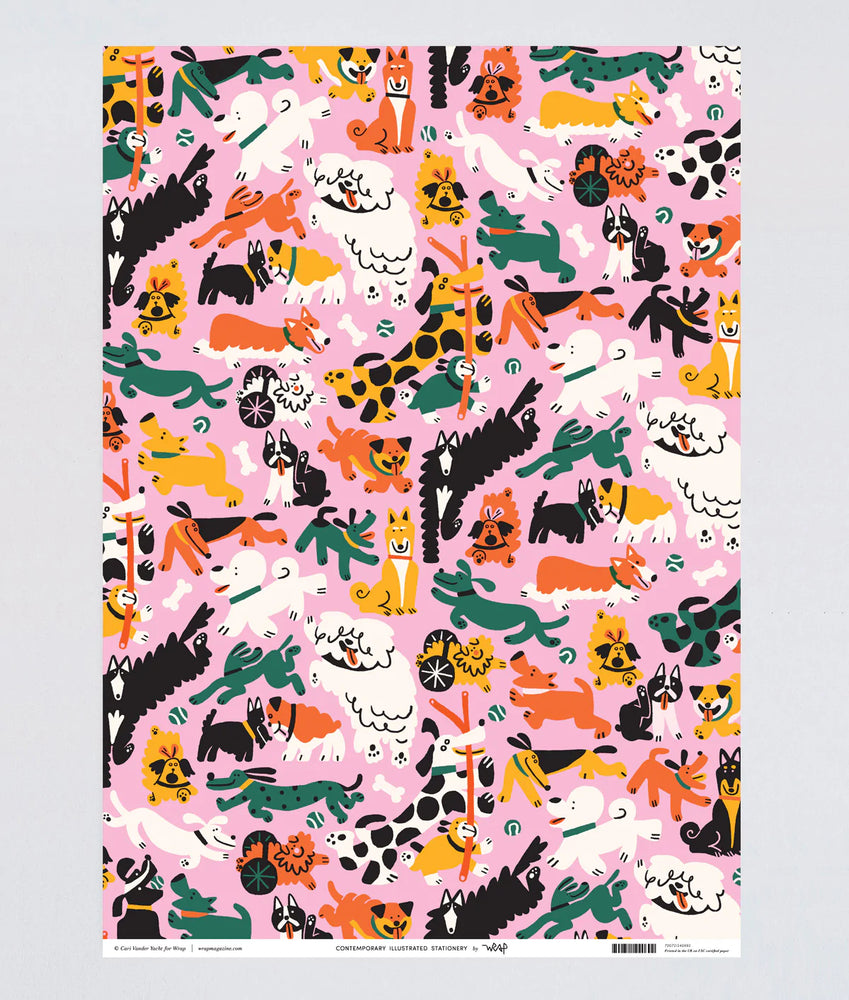 Dogs Day Out Wrapping Paper